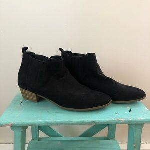 A New Day by Target Black Faux Suede Ankle Boots